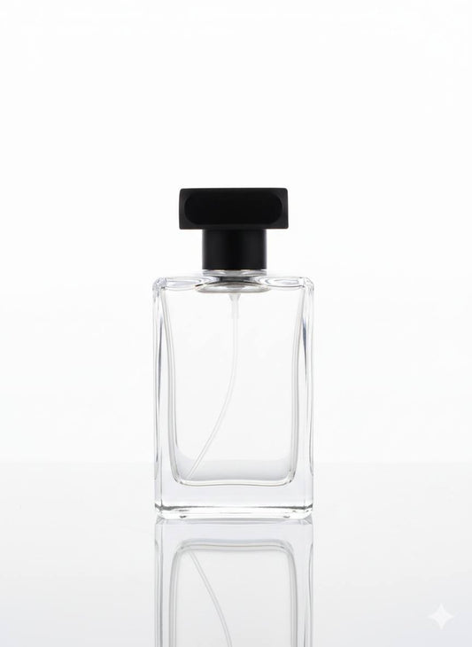 Zen Corel 100 ml – mit Sprühkopf & Kappe – leerer Parfumflakon aus Glas – Ansicht 2 | Fragrance Hub Germany