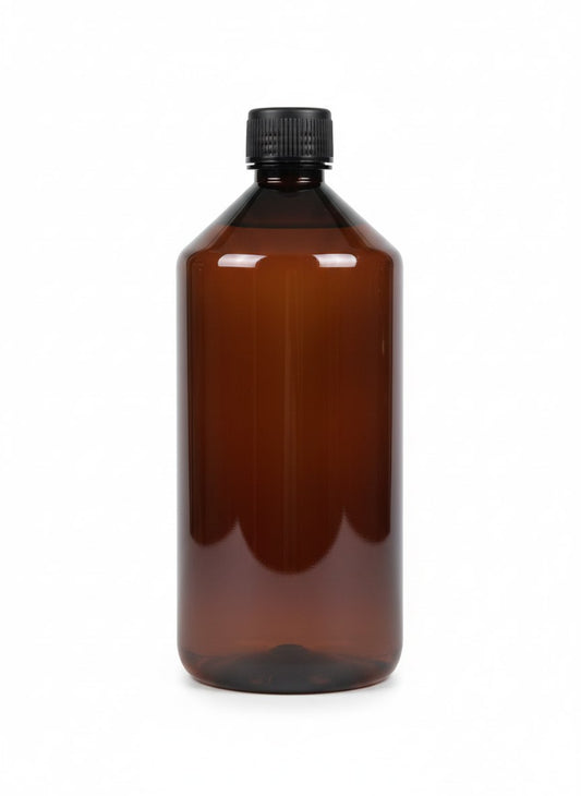 PET-Flasche 1000 ml – braun – Ansicht 2 | Fragrance Hub Germany