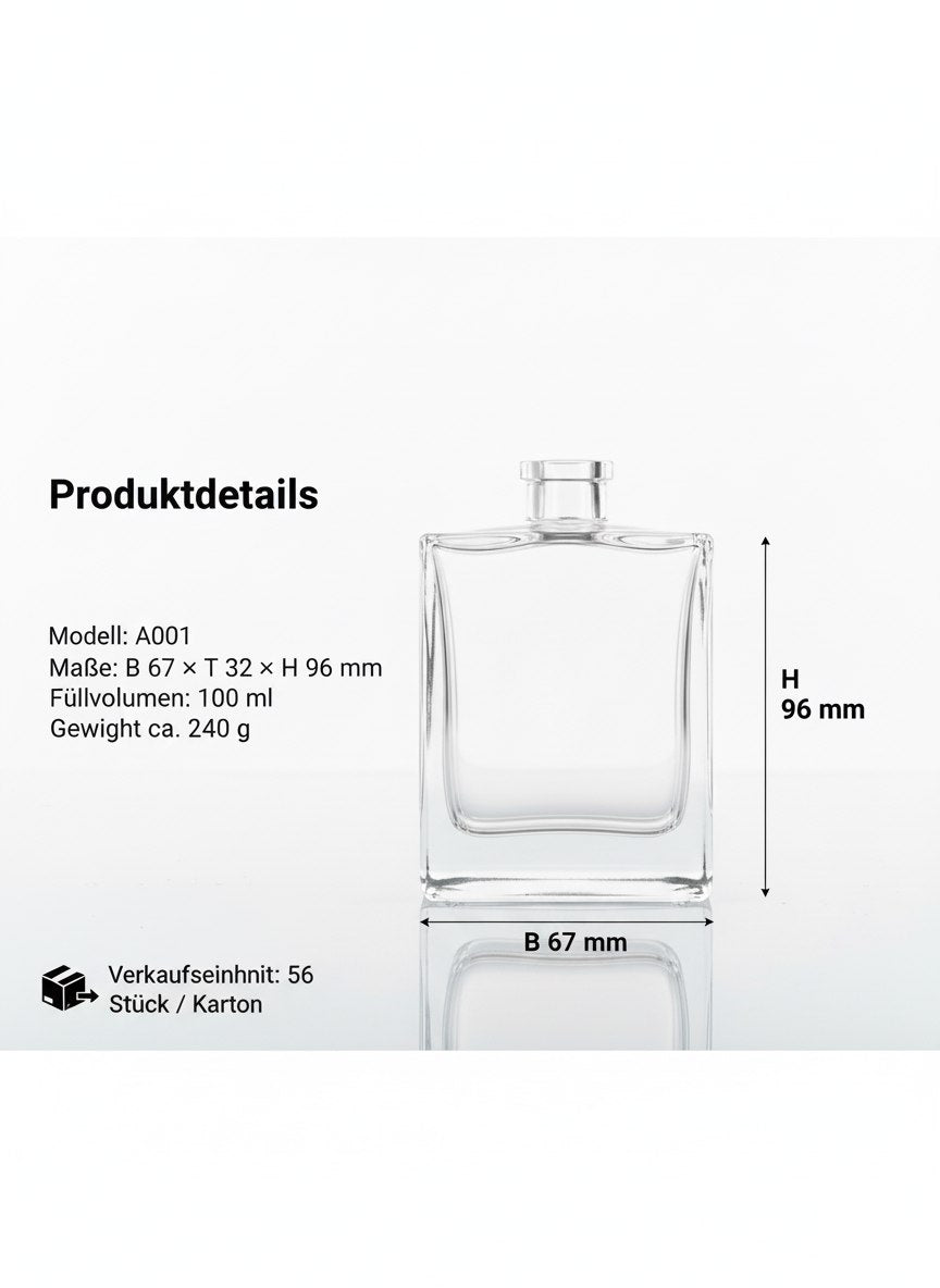 Square Elegance - 100ml Crimp