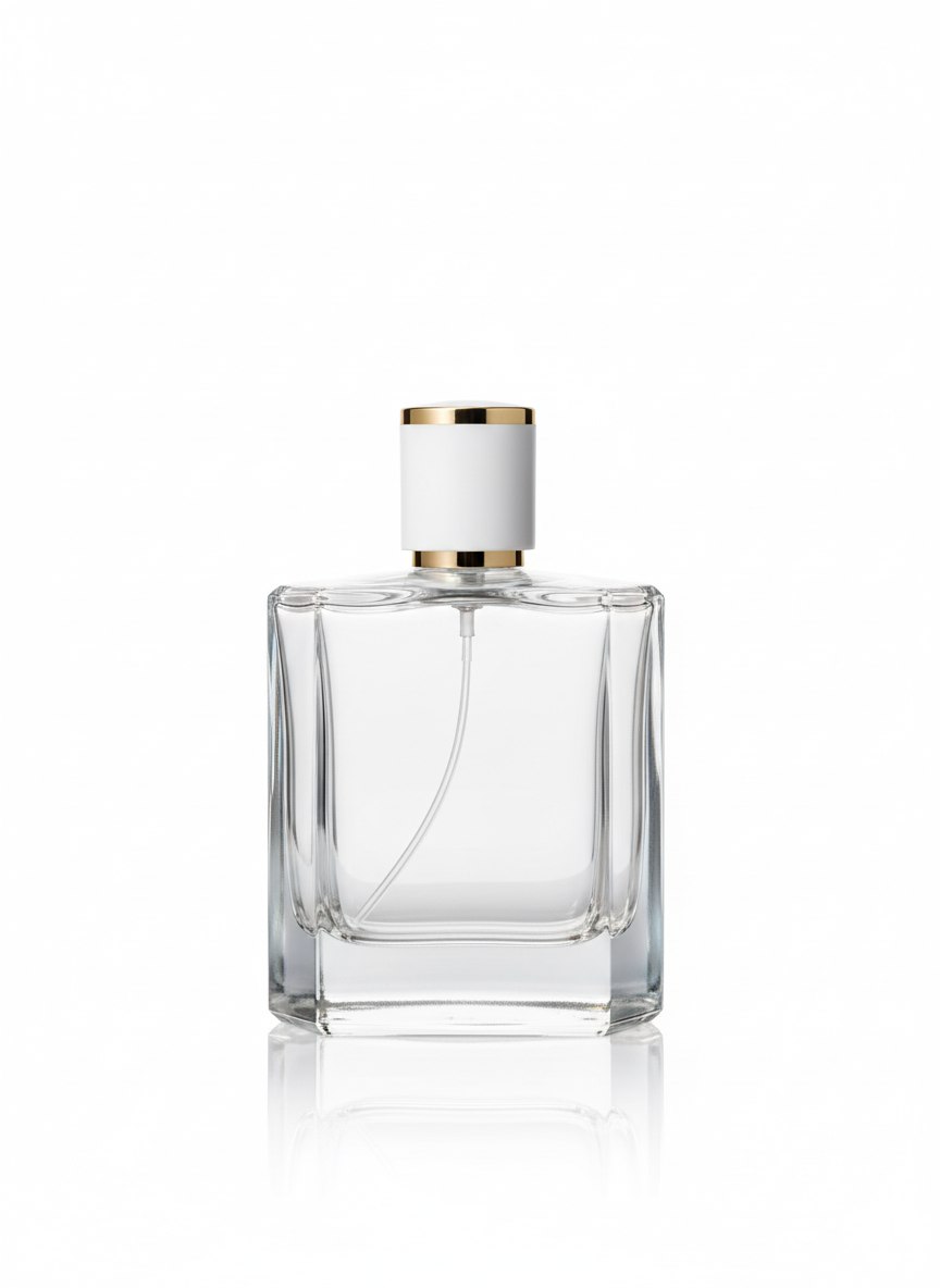 Square Grace Perfume Bottle 100ml Crimp