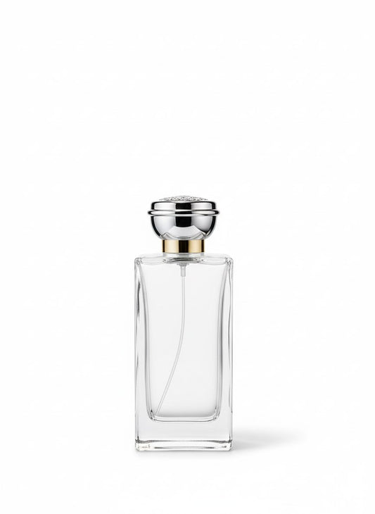 Majestic Crown 50 ml – mit Sprühkopf & Kappe – leerer Parfumflakon aus Glas – Ansicht 2 | Fragrance Hub Germany