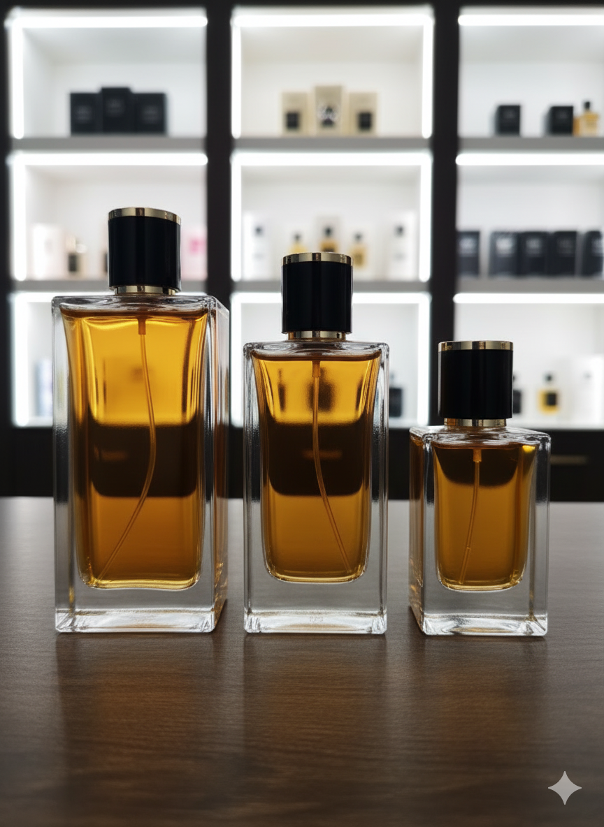 Parfumflakon 50 ml | inkl. Sprühkopf und Kappe