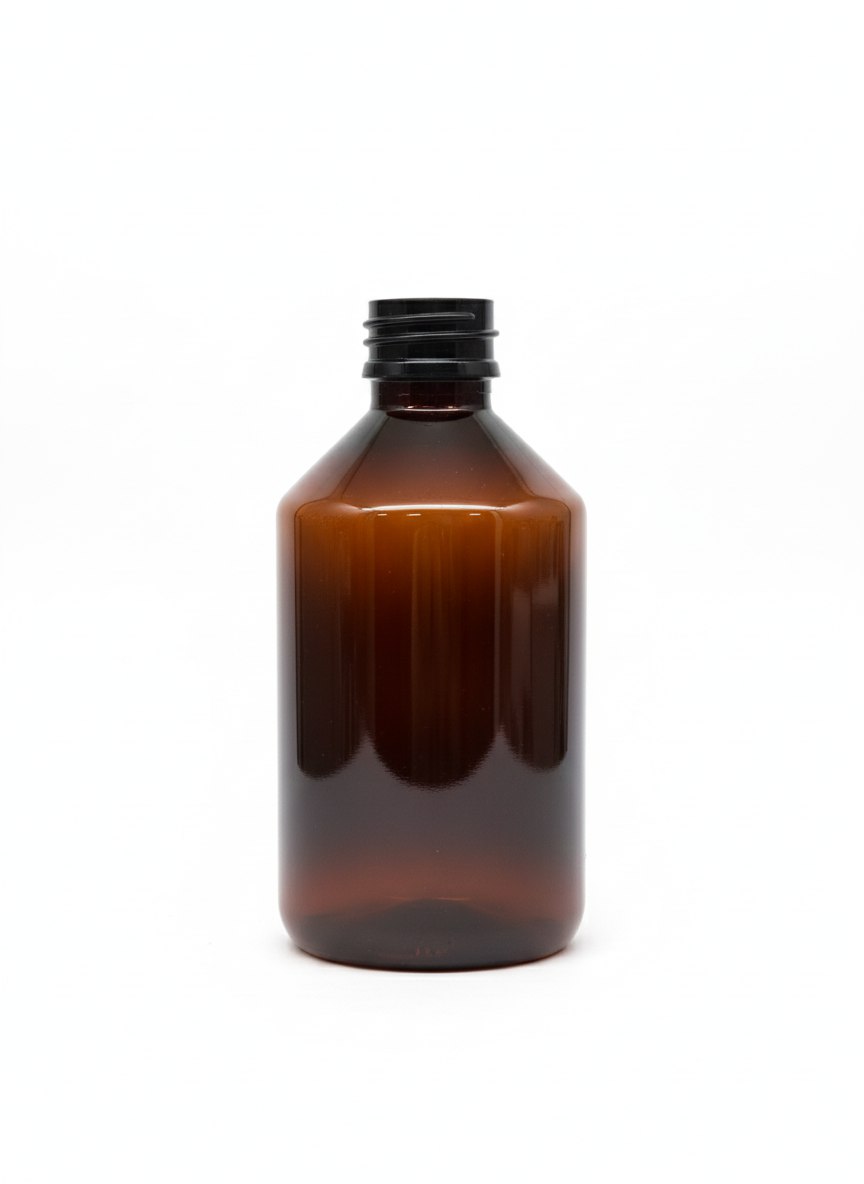 PET Flasche 250 ml Braun