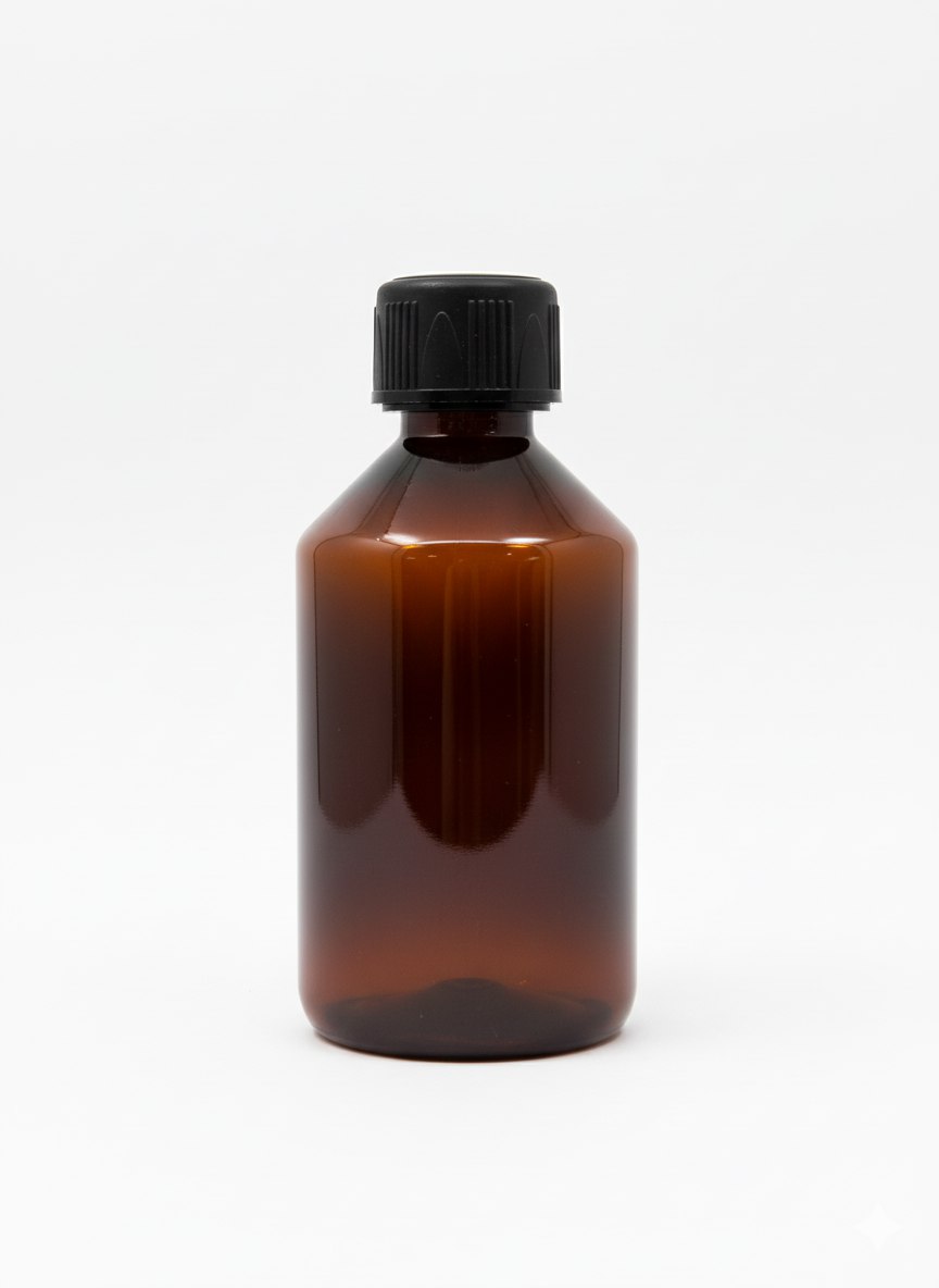 PET Flasche 250 ml Braun