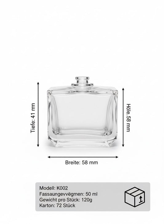 Square Charm – 50 ml Crimp