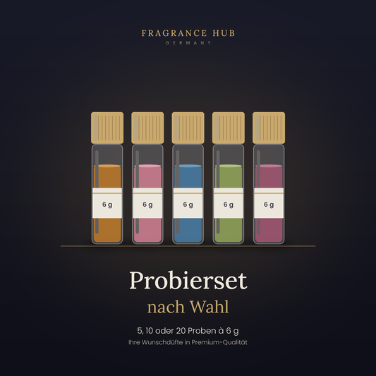 Probierset nach Wahl – Premium Parfümöle (6 g) – Probierset Parfümöle | Fragrance Hub Germany