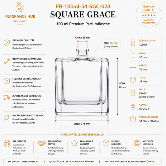 Square Grace | 100 مل | تجعيد 15 مم
