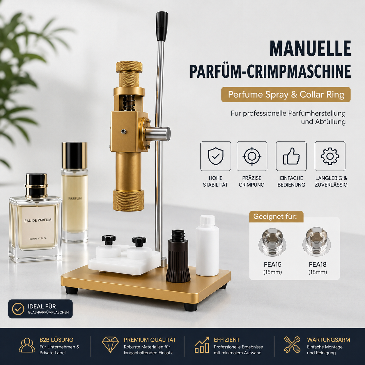 FH Professional Perfume Capping Machine FEA15 / FEA18
