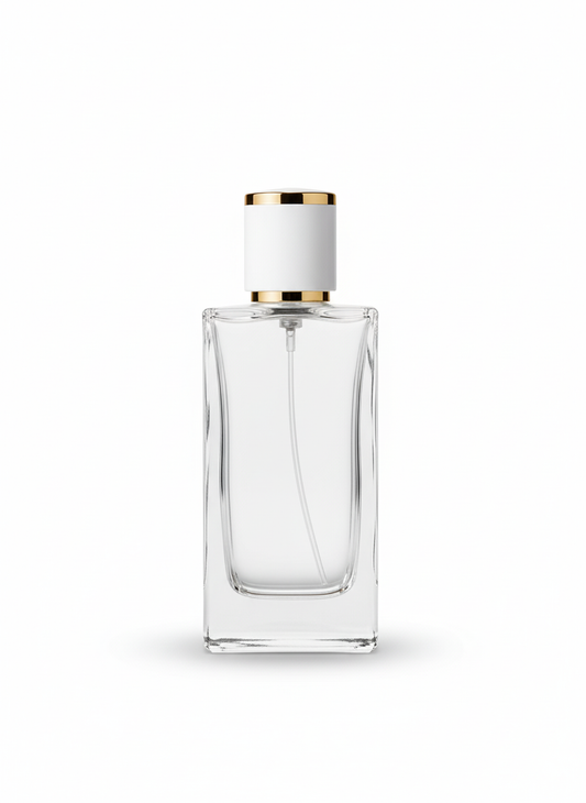 زجاجة عطر 50 مل | شامل رأس الرش والغطاء