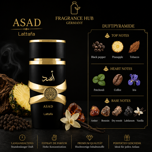 Asad Black By Lattafa