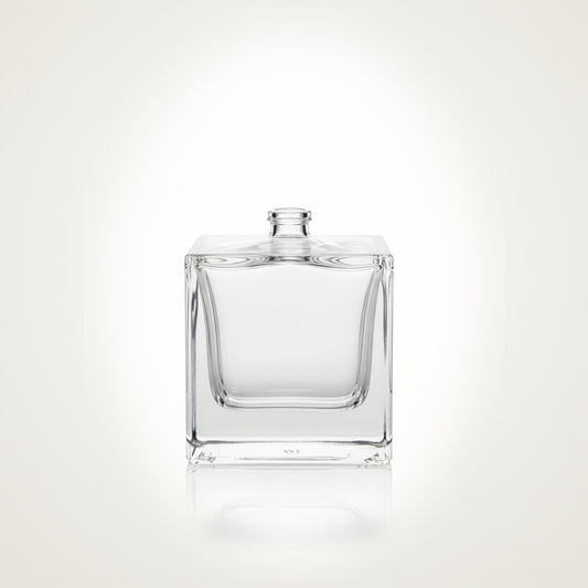 Square Rouge 50 ml – Crimp-Flakon FEA 15 (nur Flasche) – leerer Parfumflakon aus Glas | Fragrance Hub Germany