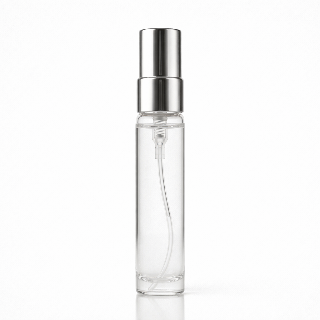 زجاجة عطر صغيرة سعة 10 مل - بخاخ عطر زجاجي بغطاء لولبي
