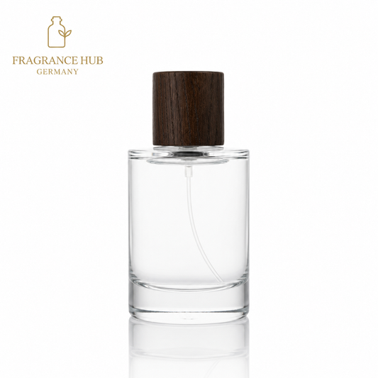 50 ml Crimp Bottle – FEA15 – Wood Cap