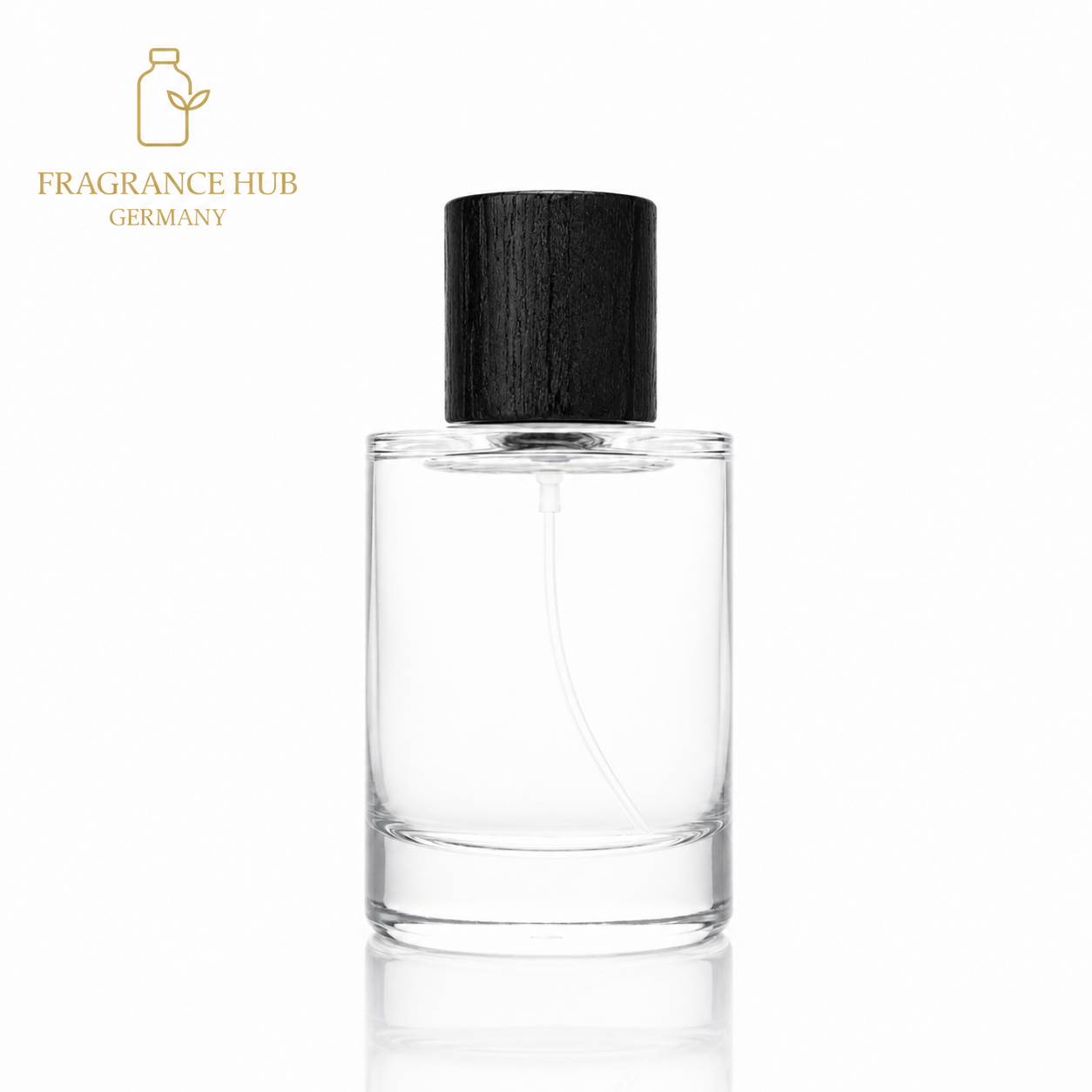 50 ml Crimp Bottle – FEA15 – Wood Cap