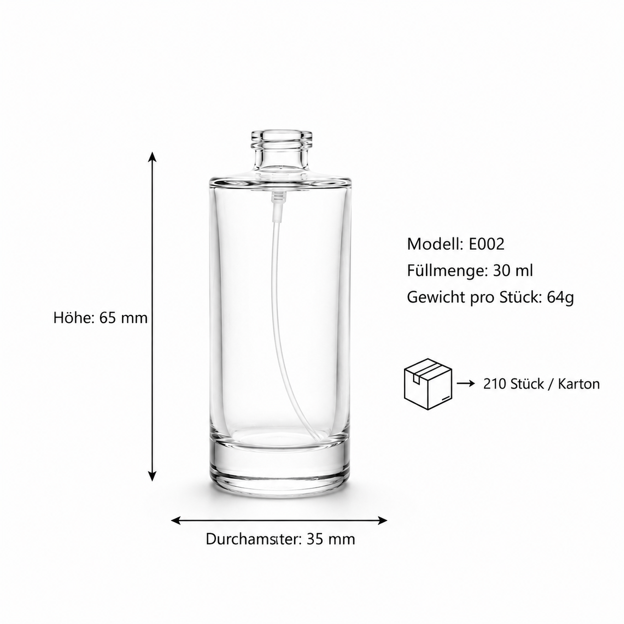 30ml Runde Parfümflasche