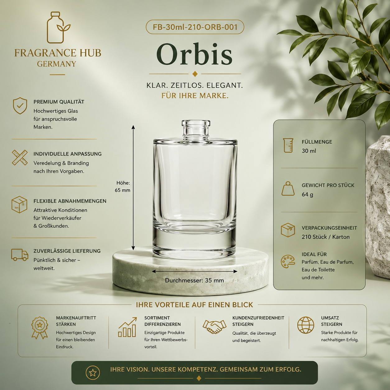 Orbis | 30 مل | تجعيد 15 مم