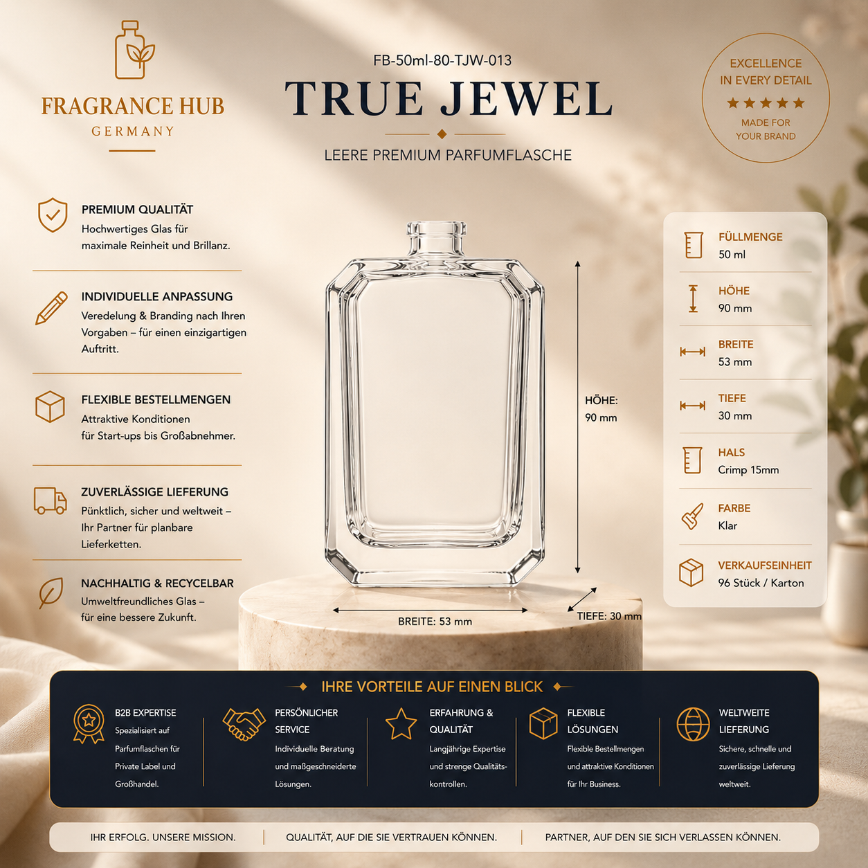 True Jewel | 50مل | مجعد 15مم