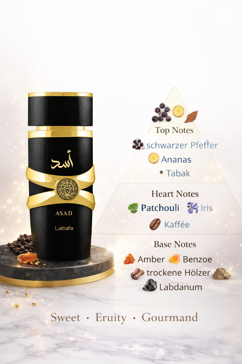 Asad Black By Lattafa