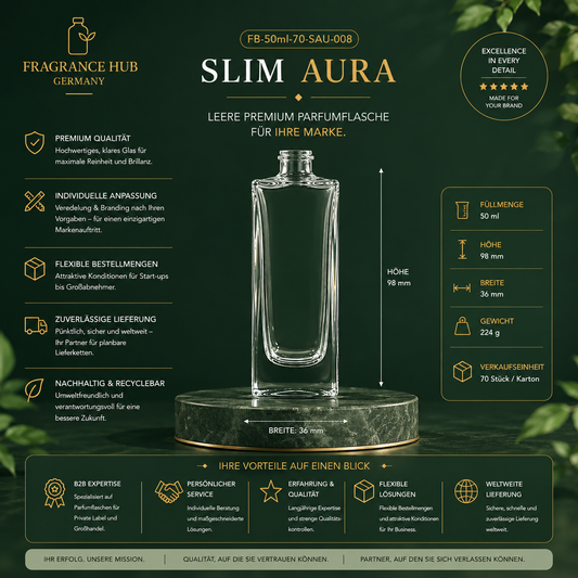 Slim Aura – 50 مل تجعيد 15 ملم