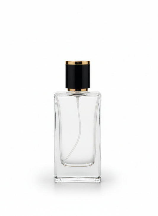 زجاجة عطر 50 مل | شامل رأس الرش والغطاء