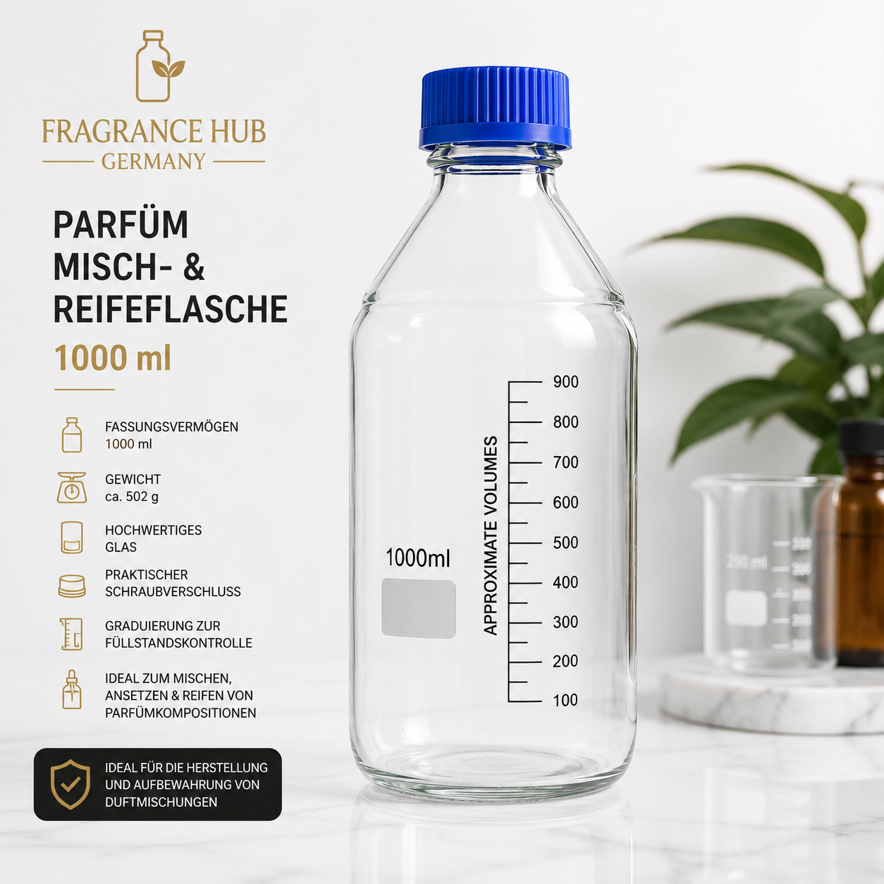 Perfume Blending & Maturing Bottle 1000 ml